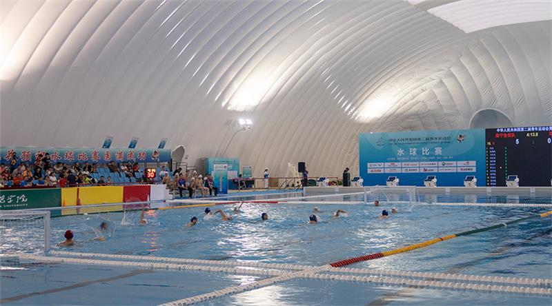充氣膜結(jié)構(gòu)是游泳場館建設(shè)的常用選擇